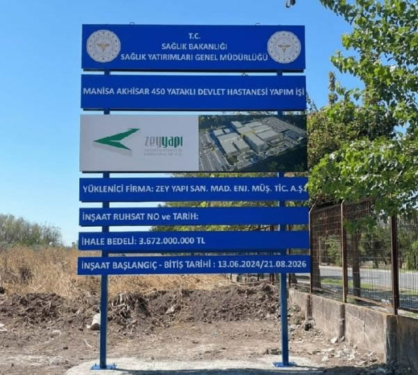 inşaat tabela